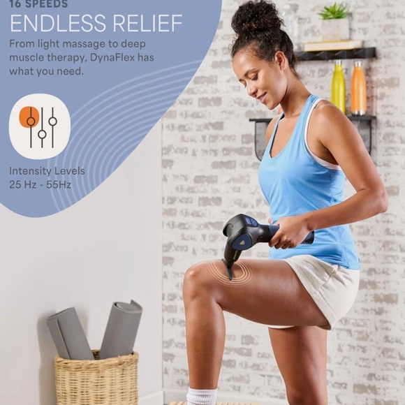 Massage Gun LifePro Percussion Dynaflex (flexible w all attachements & case!) - Picture 3 of 5